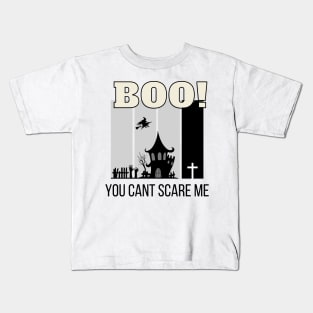 Haunted Mansion | You Can't Scare Me Halloween Classic Vintage Kids T-Shirt